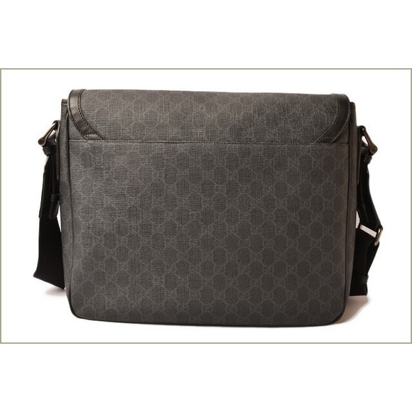 Gucci GG Supreme messenger bag shoulder gray black - Picture 6 of 10